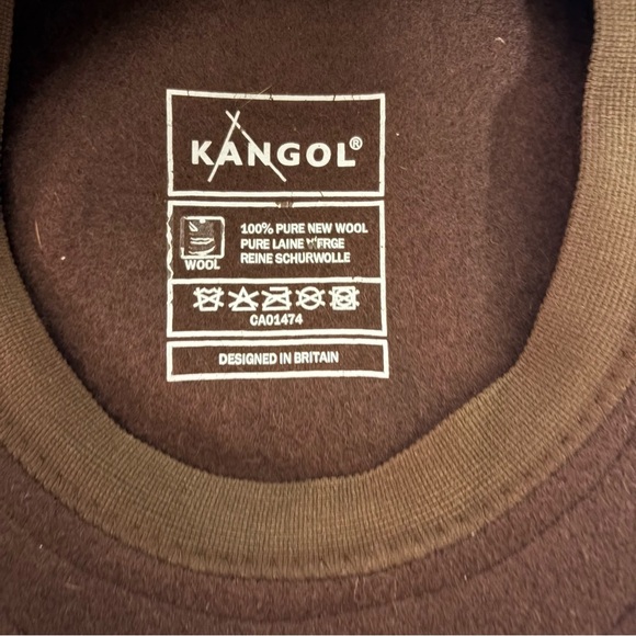 Brown wool Kangol hat - Picture 7 of 8